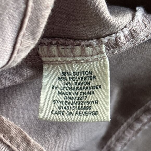 Mudd Skirt Juniors Lavender FLX Stretch Paneled Mini Pencil Y2K Military Size 7 - Picture 6 of 6